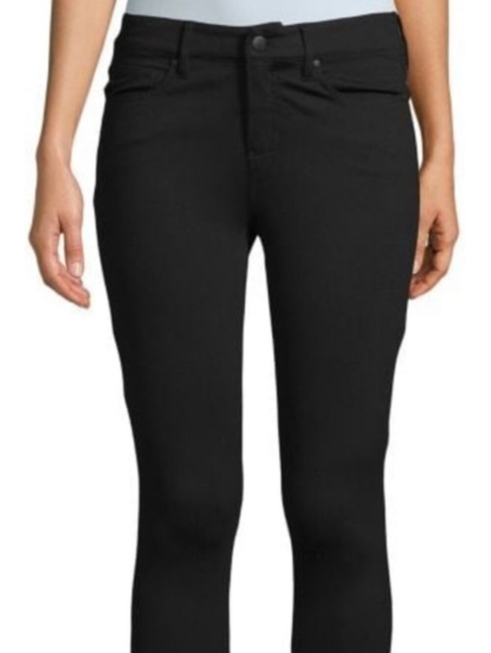 Joe's Jeans Premium Mid-Rise Black Skinny Pants - Size 27 Sleek Stretch Fit